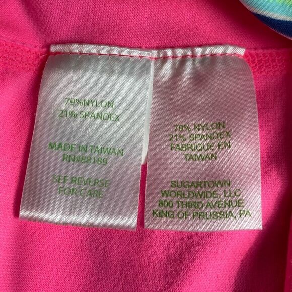 Lilly Pulitzer Luxletic Skirt Skort Shorts Underneath Elastic Waist Womens Large - Picture 8 of 8